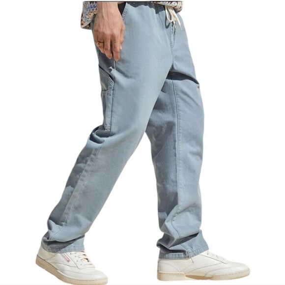 Pacsun canvas indigo straight carpenter pants, large - Picture 3 of 12